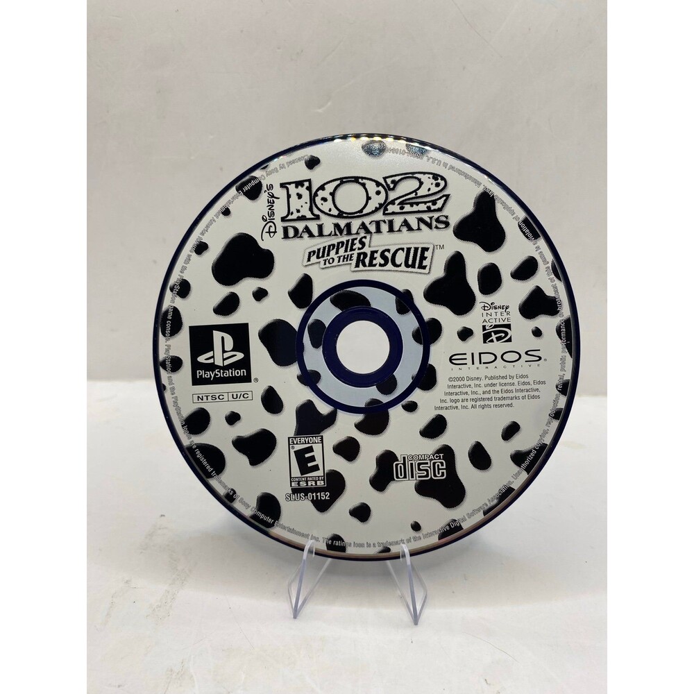Disney's 102 Dalmatians: Puppies to the Rescue (Sony PlayStation 1 2000 PS1 disc